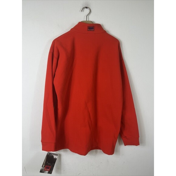 Helly Hansen Mens Prostretch Fleece Pullover Red Pullover Made in USA NWT XL - Picture 4 of 8